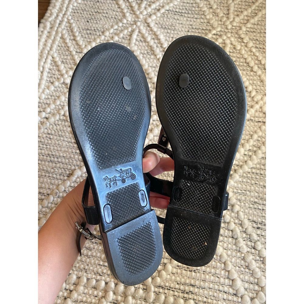 Coach Plato Jelly T strap Sandals size 7‎ - Picture 4 of 5